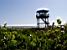 Coast guard tower on the beach of Sarasota (364x)