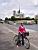 Aude with a helmet in front of the Notre Dame (126x)