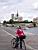 Aude without a helmet in front of the Notre Dame (227x)