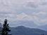 Le Mont Blanc vu depuis les montagnes près de Bons-en-Chablais (125x)
