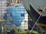 The reflection of the Eutelsat-balloon in the opposite building, Parc Andr Citron (400x)