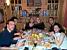 Eating 'Chez Clément': Krzysziek, Cédric, Isabelle, Aude, Pierre and Anne-Cécile (252x)