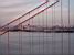 San Francisco gezien door de Golden Gate Bridge (217x)