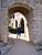 Thomas in the former entry gate of Puycelci (529x)