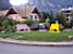 Roundabout with cows in the jellow- and polka dot jersey colors (839x)