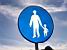 Verkeersbord voetpad (lichteffect) (4288x)