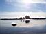 The bright sun above the lake (406x)