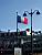 The French flag in front of metro line 6 (385x)