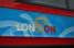 The London logo for the Tour on a shuttle bus (589x)