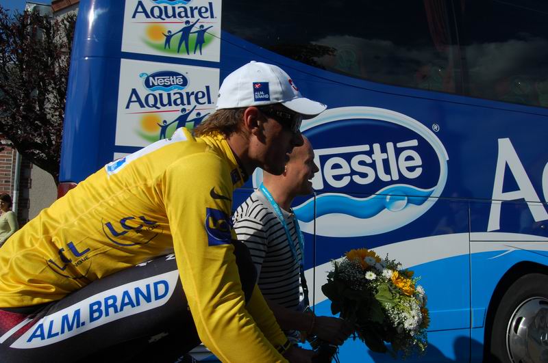 Fabian Cancellara tijdens de Tour de France 2007