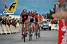 Vladimir Karpets (Caisse d'Epargne), Jens Voigt (CSC), Thomas Dekker (Rabobank) & Inigo Landaluze (Euskaltel) au Plateau-de-Beille (1140x)