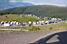 The queue of Tour cars going down from Plateau-de-Beille (337x)