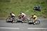 Juan Mauricio Soler (Barloworld, polka dot jersey), Carlos Sastre (CSC) and Iban Mayo (Saunier Duval) at the Port de Larrau (4) (541x)