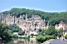 Rock and houses close to Cahors (416x)