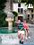 My parents in front of the fountain in the old part of Vaison-la-Romaine (372x)