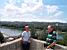 My parents in front of the 'Pont d'Avignon' (known from the famous song) (164x)