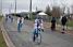 The Skil Shimano Cycling team on its way back to the team bus (1575x)