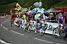 Marzio Bruseghin, Paolo Tiralongo (Lampre), David Arroyo (Caisse d'Epargne), Eduardo Gonzalo Ramirez (Agritubel) & Amal Moinard (Cofidis) at the finish on Hautacam (779x)