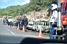 Fire: there's not much left over of the Skoda advertising caravan's truck (3) (363x)