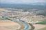 The Durance canal close and the city Oraison (582x)