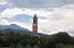 Une tour d'glise dans les Alpes italiennes (380x)