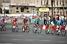 A leading group with Jrme Pineau (Bouygues Telecom), Vincenzo Nibali (Liquigas), Bjrn Schrder (Milram), Luis-Leon Sanchez (Caisse d'Epargne), Florent Brard (Cofidis) & Daniele Righi (Lampre) (464x)