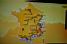The map with the stages of the Tour de France 2009 (1299x)
