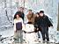 Our snowman in the woods of Meudon and its creators (641x)