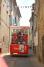 Vittel's Mcaneau in a tiny decorated street in Cabasse (477x)