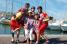 The Team Vittel and one of their fans in Marseille (415x)