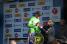 Lars Boom (Rabobank) gets a chocolate water bottle (516x)