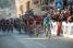 First crossing of the finish line in Tourrettes-sur-Loup: Oscar Pereiro (Astana) ahead of his former team mates of Caisse d'Epargne (397x)