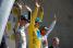 The Critérium International 2010 podium: 1/ Pierrick Fédrigo, 2/ Michael Rogers, 3/ Tiago Machado (441x)