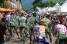 The Liquigas-Doimo team & Juan Manuel Garata (Rabobank) (374x)