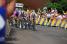 Mark Cavendish (HTC-Columbia) starts the sprint (500x)