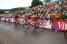 Chris Horner pushes Janez Brajkovic (Team Radioshack) (624x)