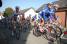 Tom Boonen & Wouter Weylandt (Quick Step) at the start (377x)