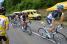 Team Leopard-Trek leading the peloton (623x)