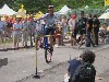 A VTT Trial demonstration in the Village Dpart Tour de France in Le Creusot (510x)