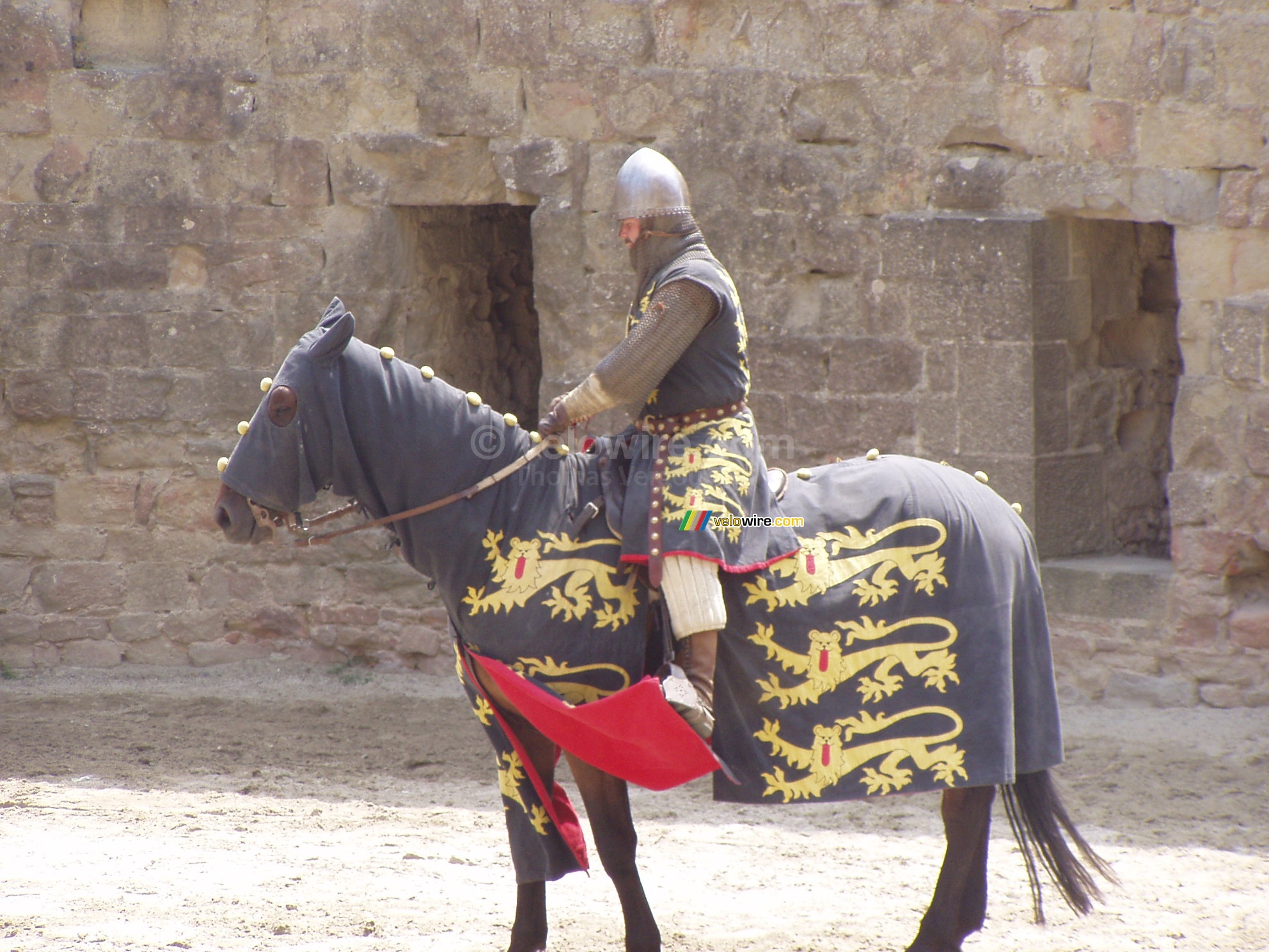 Carcassonne: one of the horseriders of the show