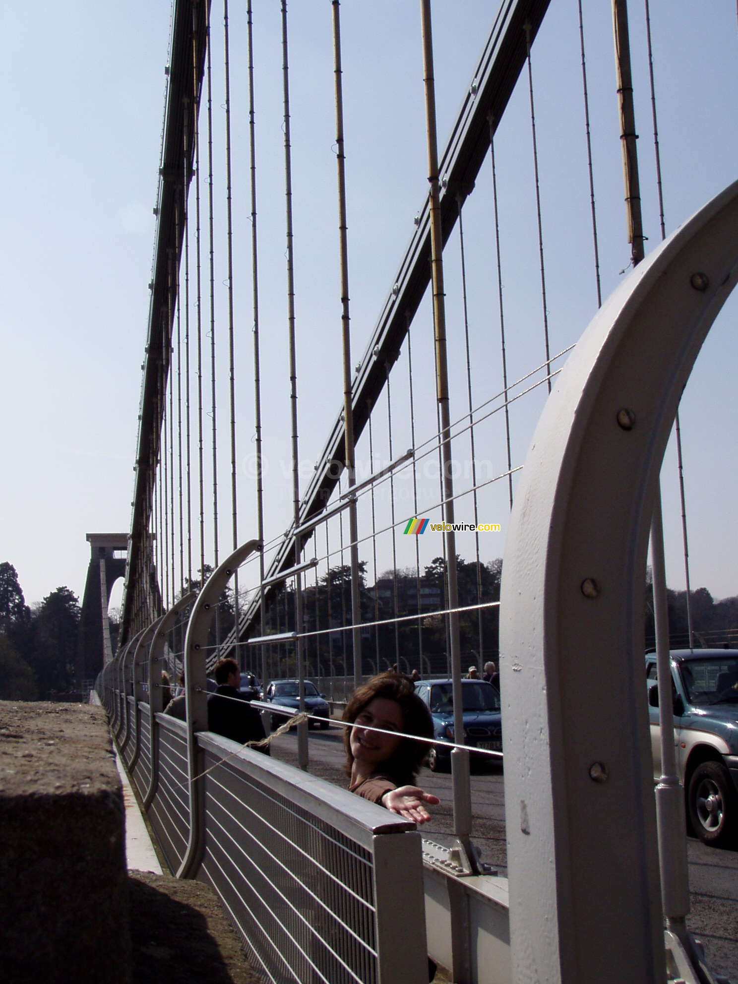 A detail of Suspension Bridge