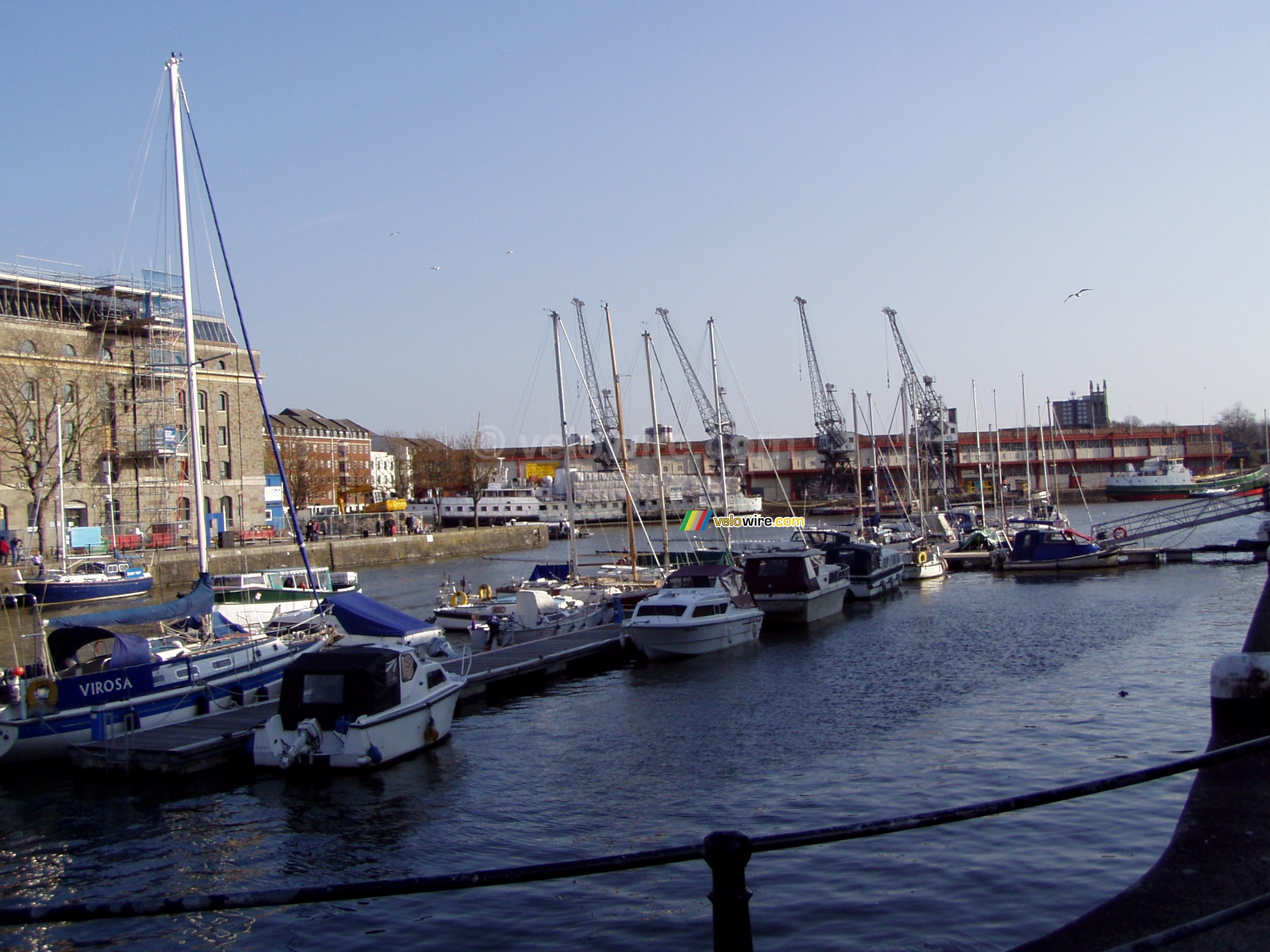 A small harbour in Bristol