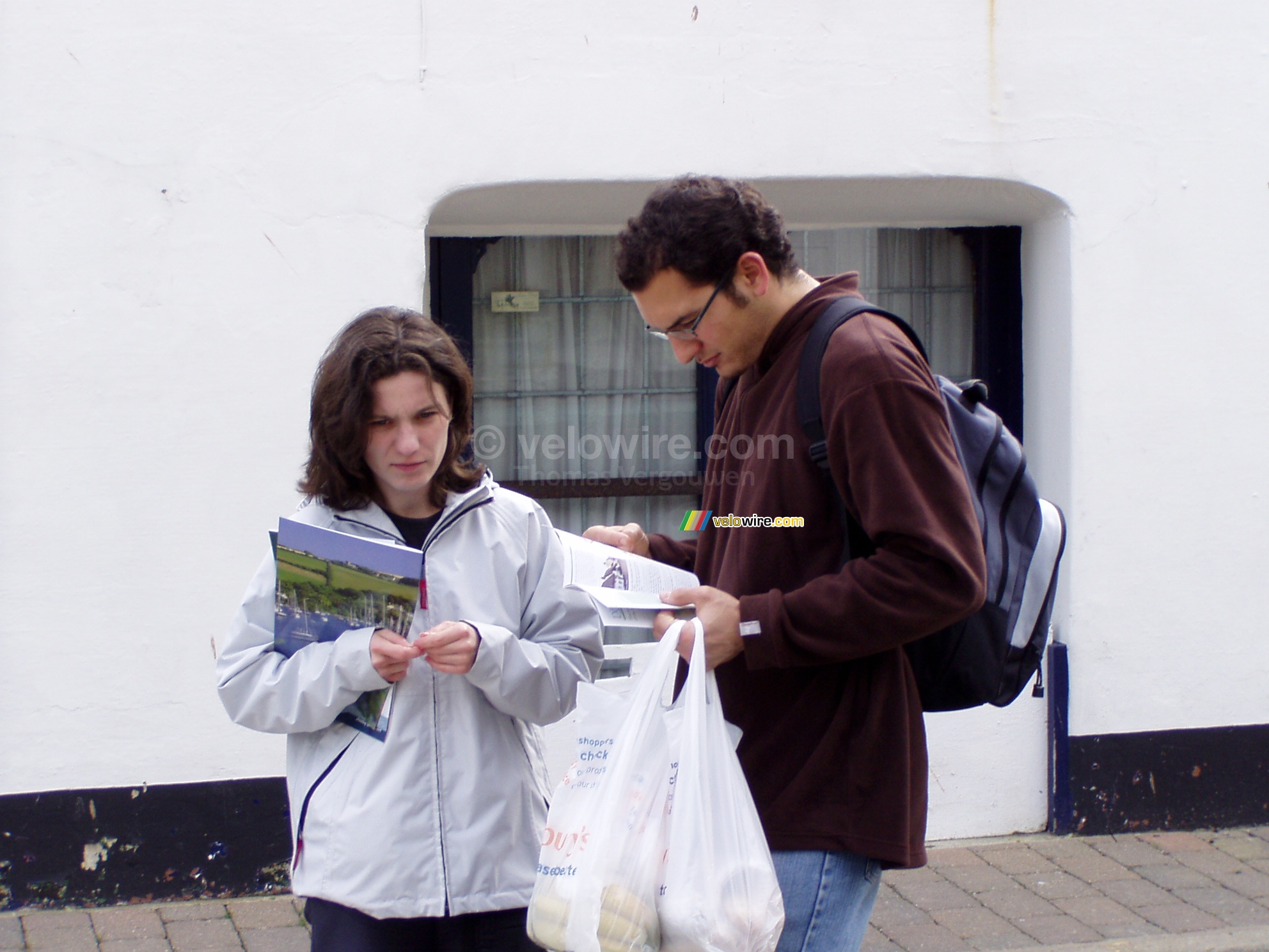 Marie & Cédric as tourists in Salcombe