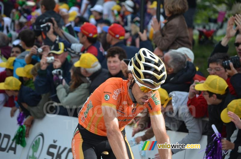 Samuel Sanchez (Euskaltel-Euskadi) arrive deuxième