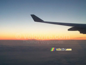[Boston] - Le soleil et les nuages depuis l\'avion (244x)