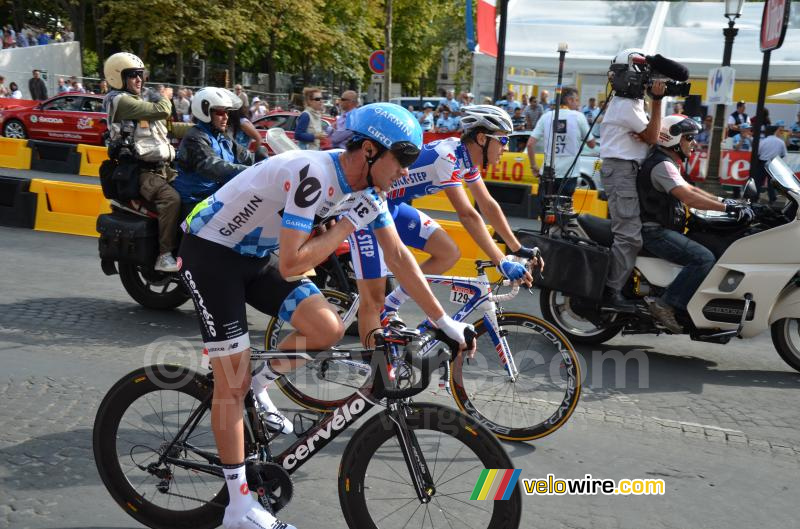 David Millar (Garmin-Cervélo) & Niki Terpstra (Quick Step)