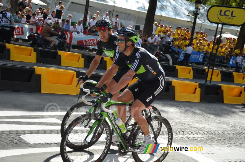 Juan Antonio Flecha & Xavier Zandio (Team Sky)