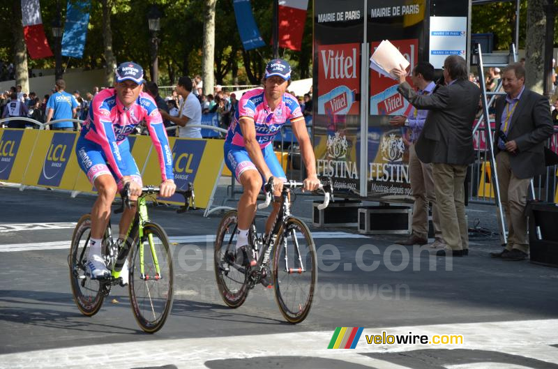 Danilo Hondo & Alessandro Petacchi (Lampre-ISD)