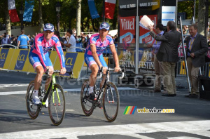 Danilo Hondo & Alessandro Petacchi (Lampre-ISD) (394x)