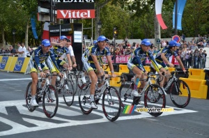 L'équipe Vacansoleil-DCM Pro Cycling Team (374x)
